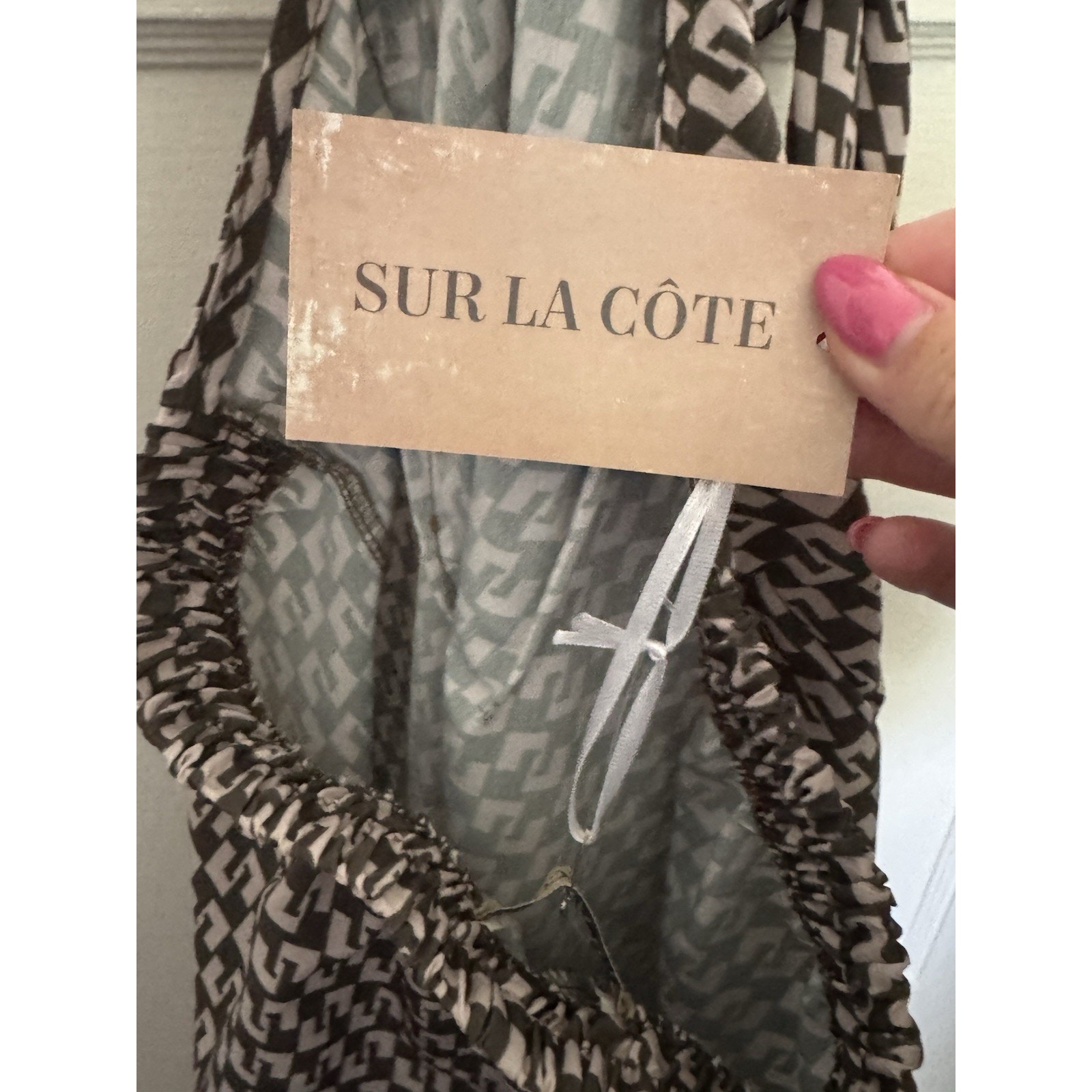 Nwt Sur La Cote Belinda Jumpsuit In Green Sz M Medium Women's — image 5 of 5